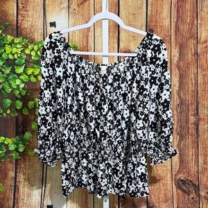 Cato Shirred Elastic Blouse Size 18/20W